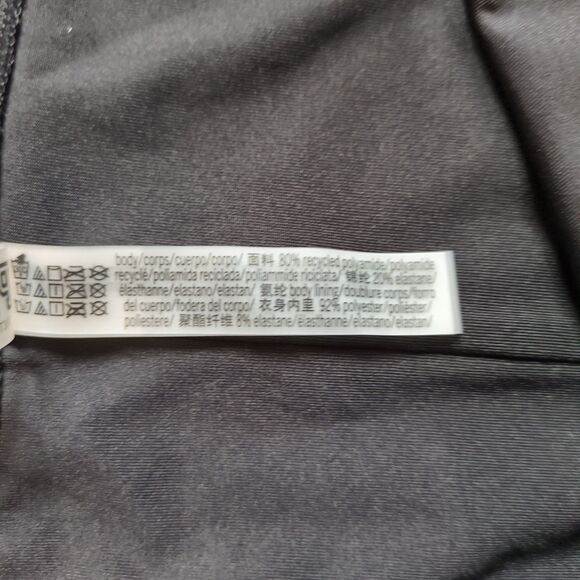 NWT Victorias Secret Pink XXL Bikini Bottom Black High Waist Shortie Beach Swim - Picture 4 of 9